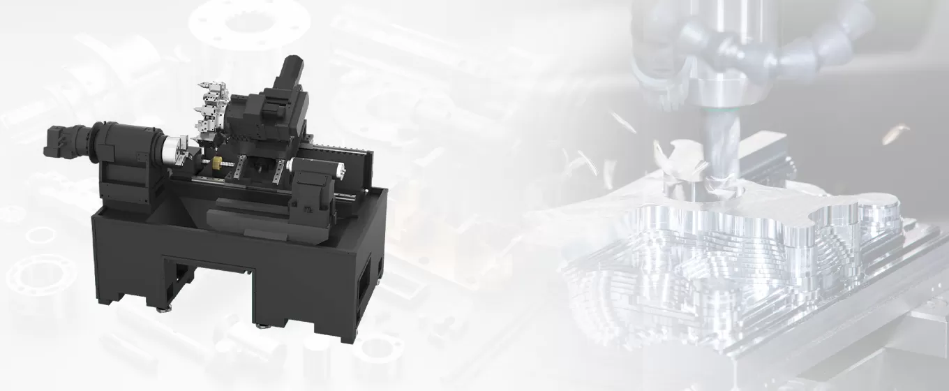 Преимущества L-M серии CNC горизонтальный поворачивая (филируя) составной токарный станок