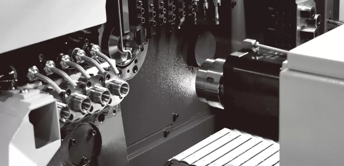 Компоненты CNC разрезая автоматический токарный станок