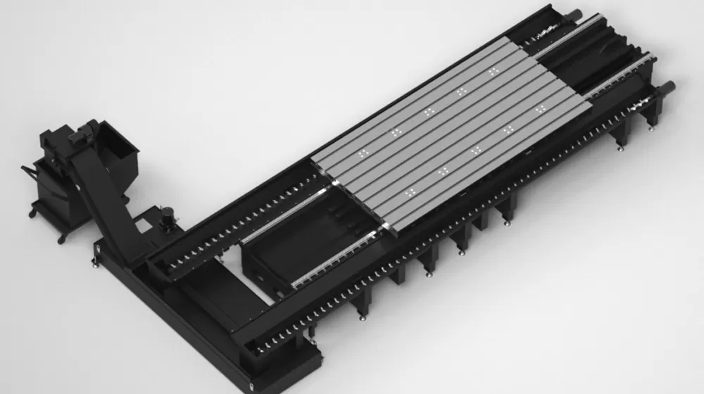 Бак для удаления стружки и охлаждающей жидкости